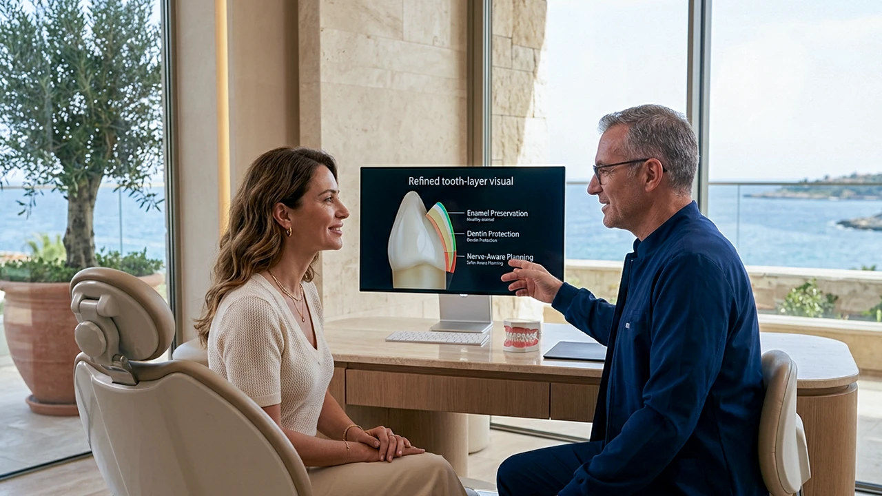Veneers for Sensitive Teeth: Enamel, Dentin, Nerves, and Safe Smile Planning